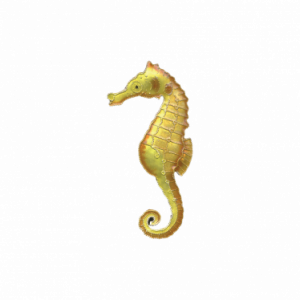 Seahorse Yellow Pin