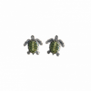 Olive Ridley Turtle Posts Earrings