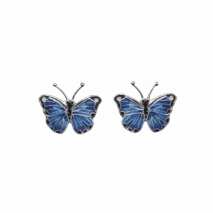 Blue Morpho Butterfly Posts Earrings