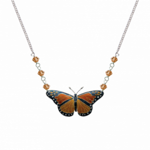 Monarch Butterfly Small Necklace